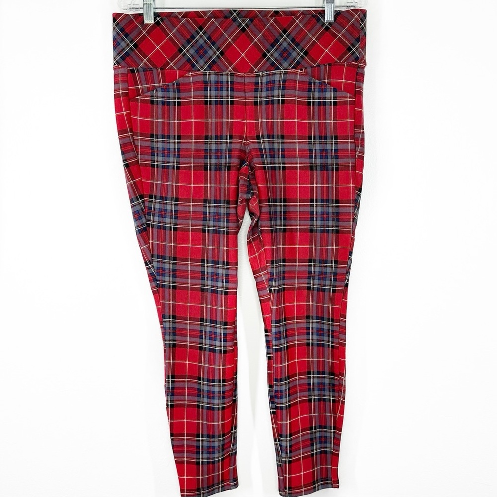 Torrid plaid full length signature ponte legging size 0R